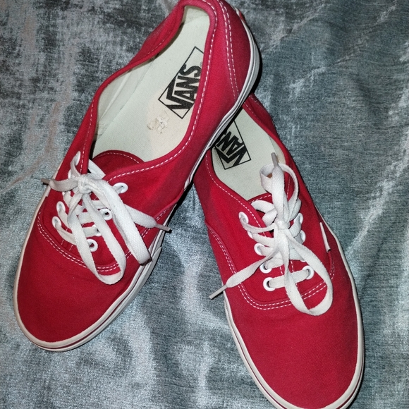 VANS Red Lace-up Men's size 10 USA - Picture 4 of 11